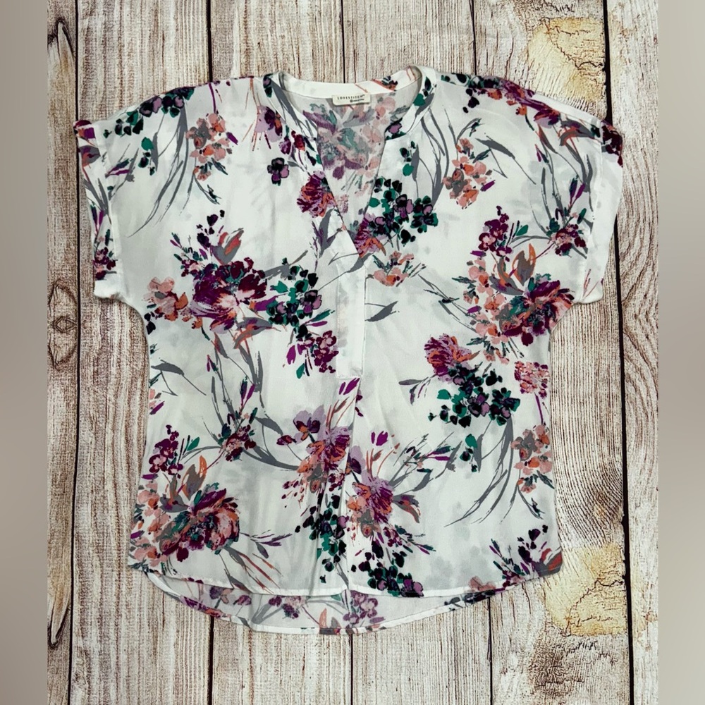 LOVE STITCH Blouse size M